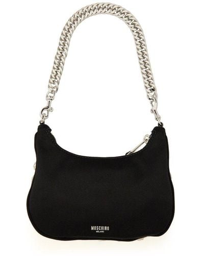 Moschino Bag With Chain - Black