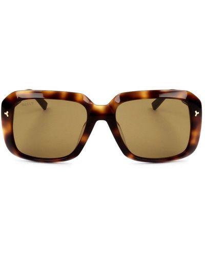 Bally Square Frame Sunglasses - Brown