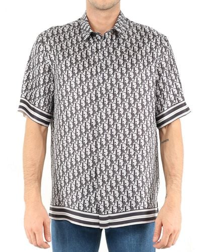 Dior Oblique Pixel Short-sleeve Shirt - Multicolor