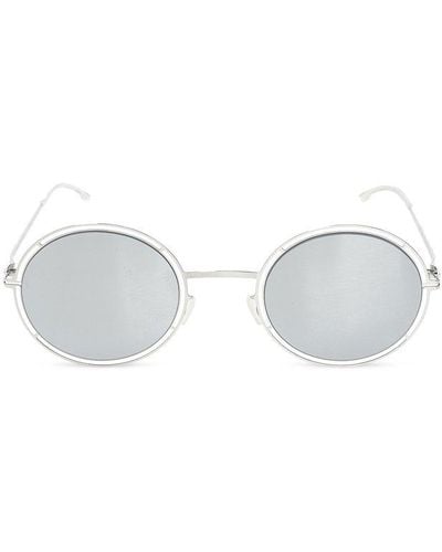 Mykita Giselle Rounded-framed Sunglasses - Metallic