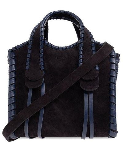 Chloé 'mony Small' Shopper Bag, - Blue