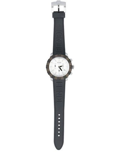 Fendi Rubber Bracelet Watch - Black