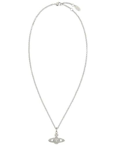 Vivienne Westwood Orb Charm Chain-linked Necklace - Blue