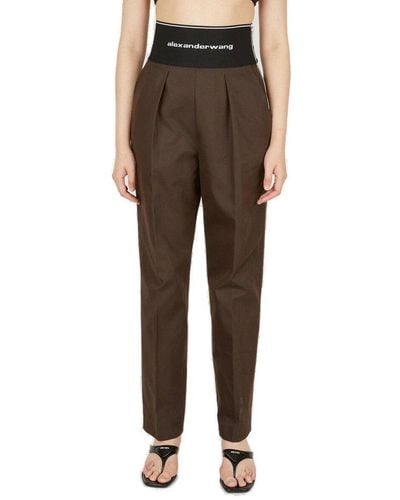 Brown Alexander Wang Pants, Slacks and Chinos for Women | Lyst