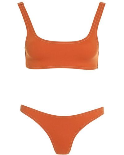 Reina Olga Rocky Sleeveless Bikini Set - Orange