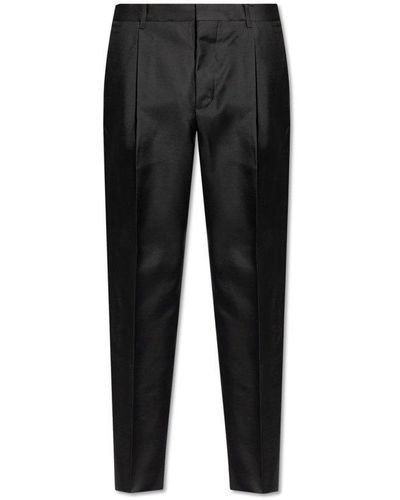 DSquared² Pleat Tailored Trousers - Black