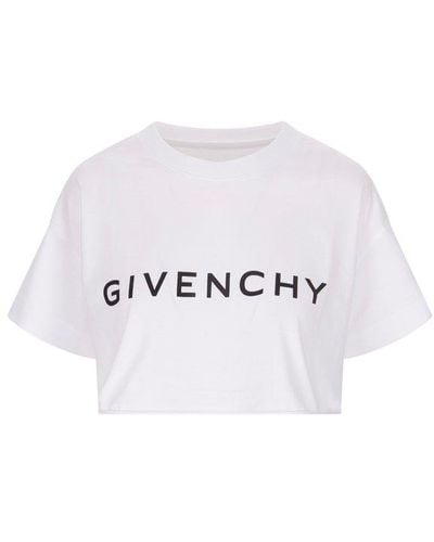 Givenchy Crop T-shirt - White