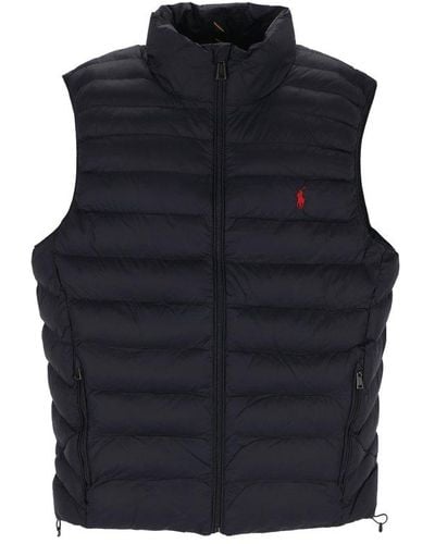 Polo Ralph Lauren The Packable Quilted-down Shell Gilet X - Black