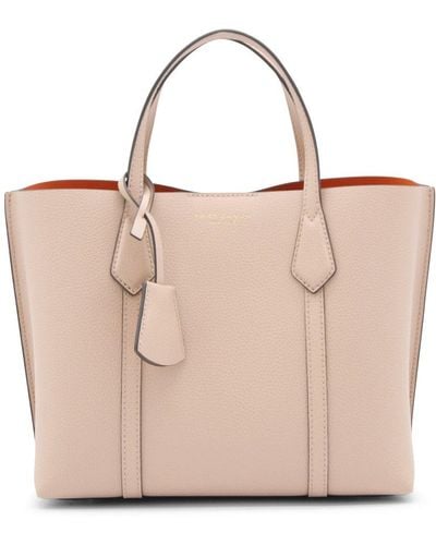 Tory Burch Small 'perry' Shopping Bag - Natural
