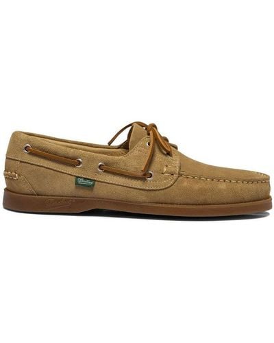 Paraboot Lace-up Almond-toe Loafers - Brown