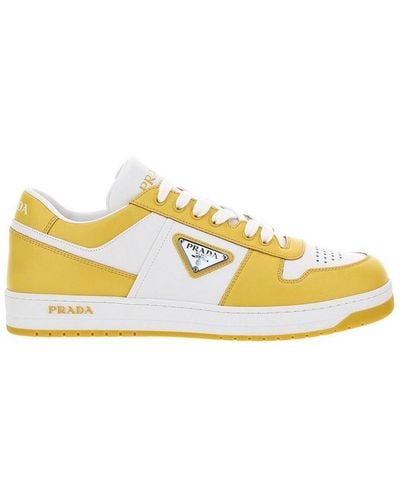Prada Downtown Low-top Sneakers - Yellow