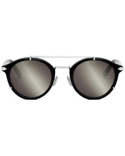 Dior Round Frame Sunglasses - Brown