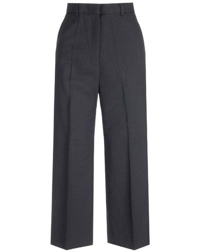 Acne Studios Cropped Tailored Pants - Blue