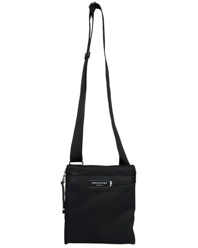 Longchamp Green District Shoulder Bag - Black