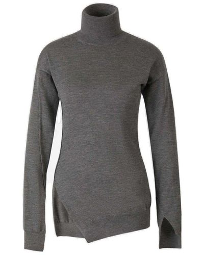 The Row Cashmere Turtleneck Sweater - Gray