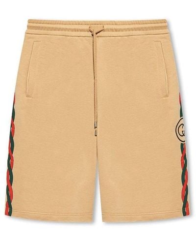 Gucci Printed Shorts - Natural