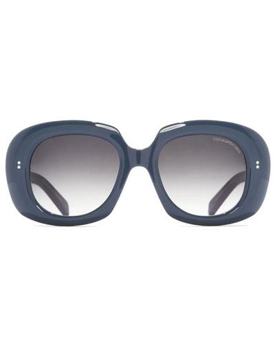 Cutler and Gross Round Frame Sunglasses - Blue