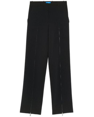 Nina Ricci Zip Detailed Tailored Pants - Black