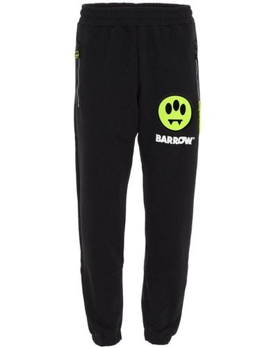 Barrow Logo Embroidered Track Trousers - Black