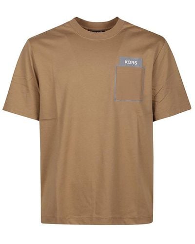 Michael Kors Heat Transfer T-shirt - Brown