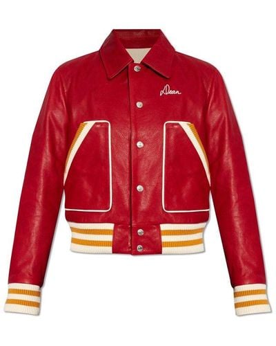 DSquared² Leather Jacket, - Red