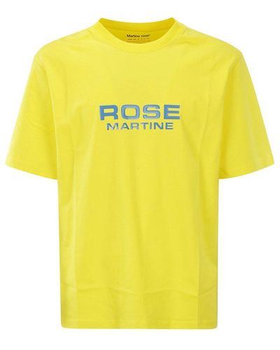 Martine Rose Classic T-Shirt - Yellow