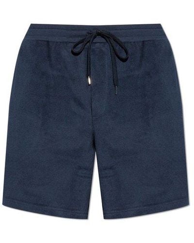 Paul Smith Towelling Lounge Shorts - Blue