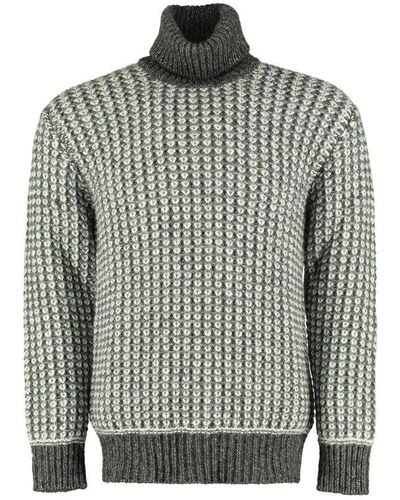Zegna Oversized Turtleneck Sweater - Multicolor