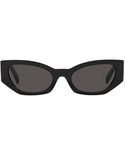 Dolce & Gabbana Dg6186 Black Sunglasses - White
