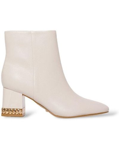 Guess Zip-up Ankle Boots - White