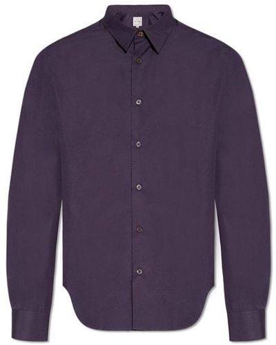 Paul Smith Tailored Shirt, - Purple