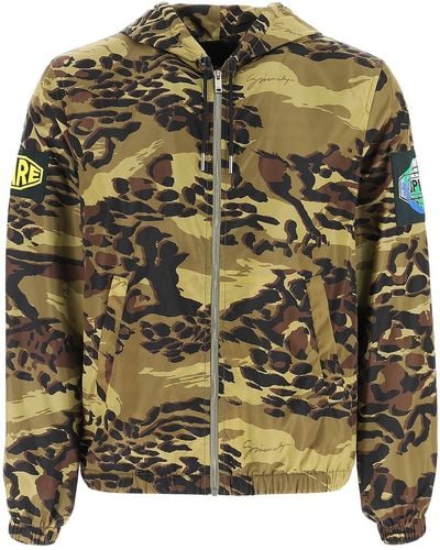 Givenchy Camouflage Printed Windbreaker - Multicolor