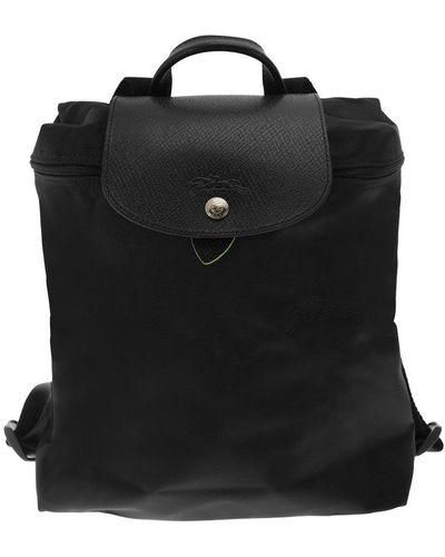 Longchamp Le Pliage Green - Backpack - Black