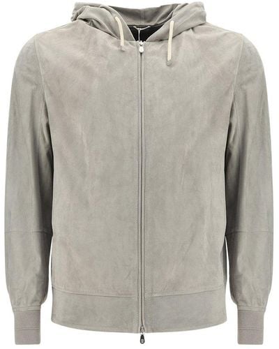 Brunello Cucinelli Sweatshirts - Grey