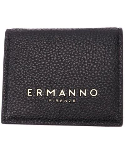 Ermanno Scervino Logo-detailed Bi-fold Wallet - Black
