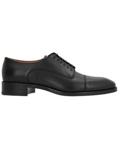 Christian Louboutin Cortomale Lace-up Derby Shoes - Black