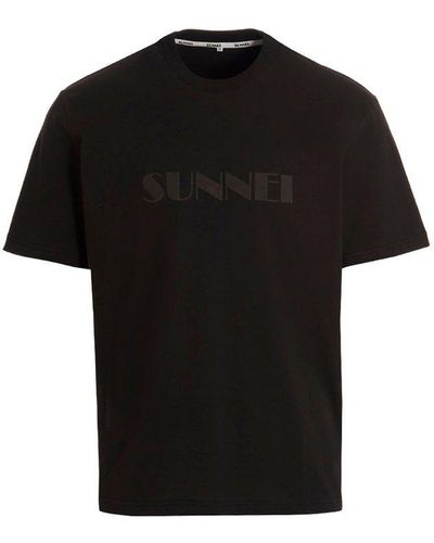 Sunnei Crewneck Short-sleeved T-shirt - Black