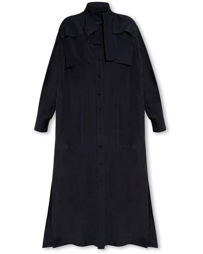 Lemaire Oversize Shirt Dress - Black