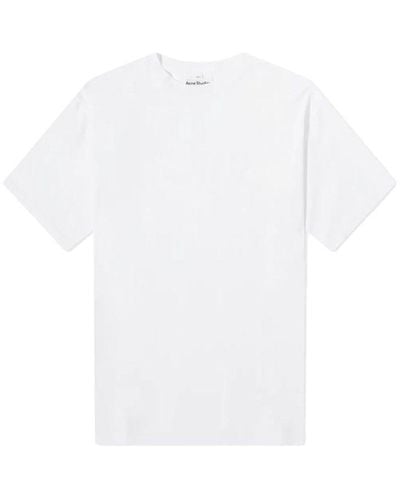Acne Studios Crewneck Short-sleeved T-shirt - White