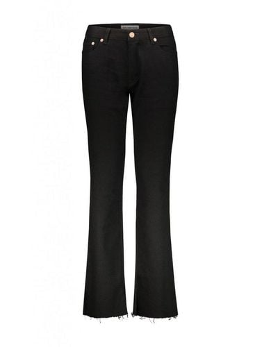 Balenciaga Skinny Flared Jeans - Black