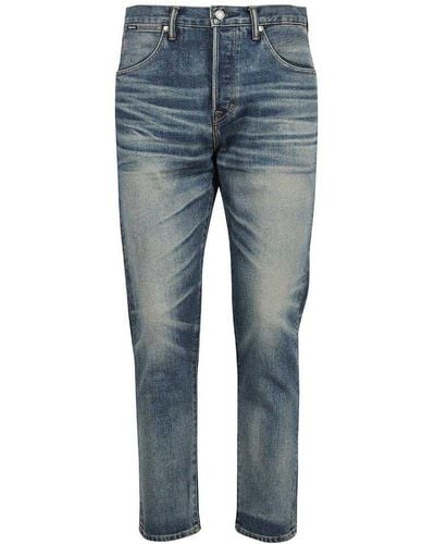 Tom Ford Tapered Fit Jeans - Blue