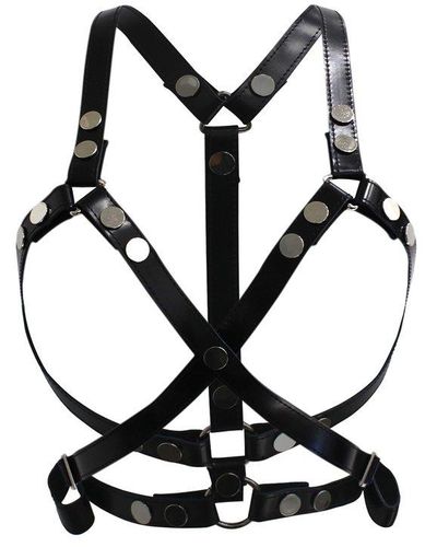 Junya Watanabe Studded Leather Harness Accessories - Black