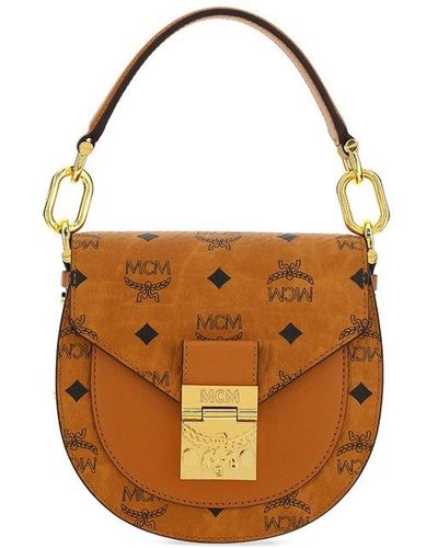 MCM Visetos Shoulder Bag - Red Shoulder Bags, Handbags - W3050692