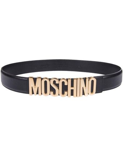 Moschino Logo Plaque Belt - Multicolour