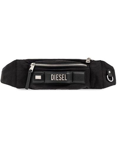 DIESEL 'logos' Belt Bag, - Black