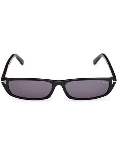 Tom Ford Rectangle Frame Sunglasses - White