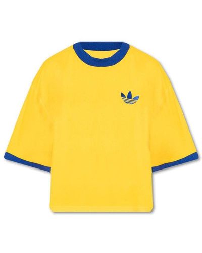 adidas Originals T-shirt With Logo - Yellow