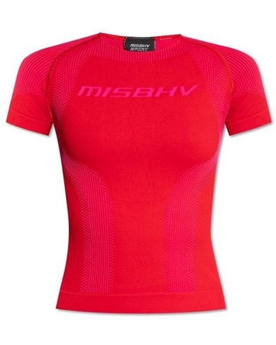 MISBHV Top With Logo, - Red