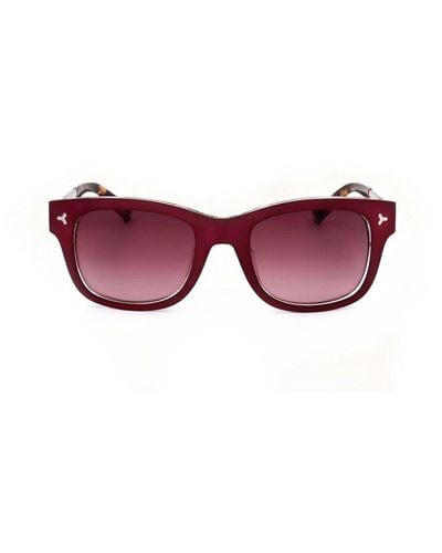 Bally Rectangle Frame Sunglasses - Purple