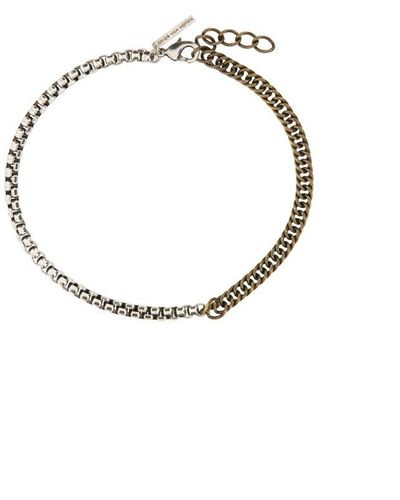 Dries Van Noten Chain-linked Necklace - Metallic